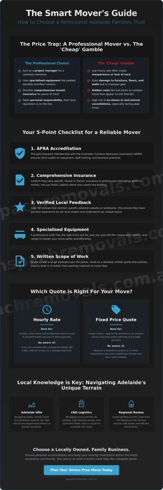 How to Choose a Removalist in Adelaide: The Ultimate 2026 Buyer’s Guide
