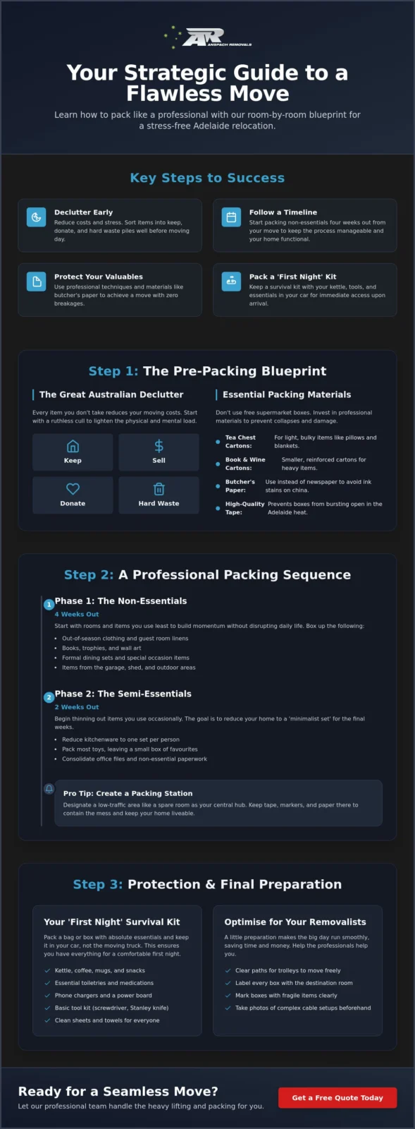 How to Pack for a Move: The Professional Removalist’s Guide to a Stress-Free Relocation