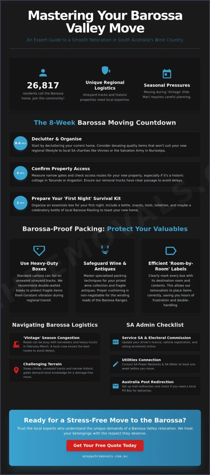 Stress-Free Barossa Valley Removalists: Your Guide to a Seamless Regional Move