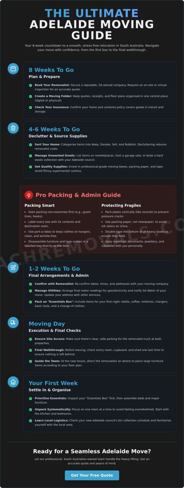 The Ultimate Moving House Adelaide Guide: Your Stress-Free Checklist