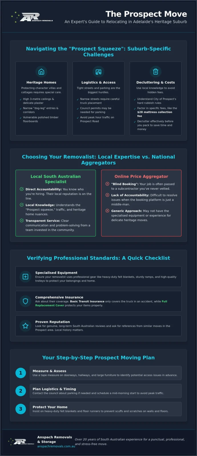 Furniture Removals Prospect SA: The Expert Moving Guide for 2026