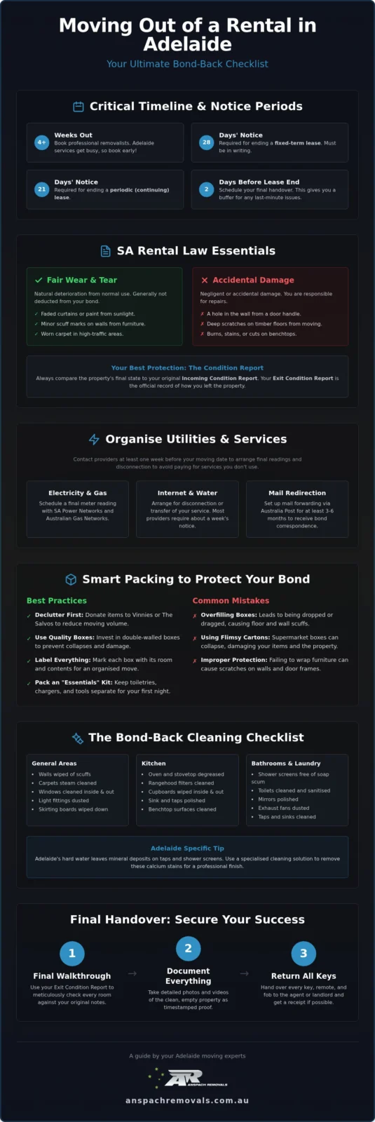 The Ultimate Moving Out of a Rental Checklist Adelaide: Secure Your Bond in 2026